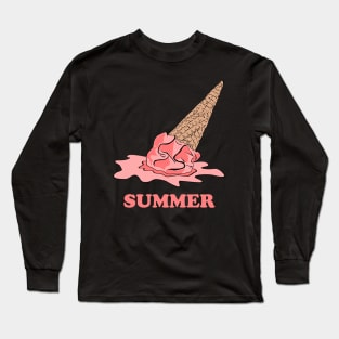 Summer Ice Cream Long Sleeve T-Shirt